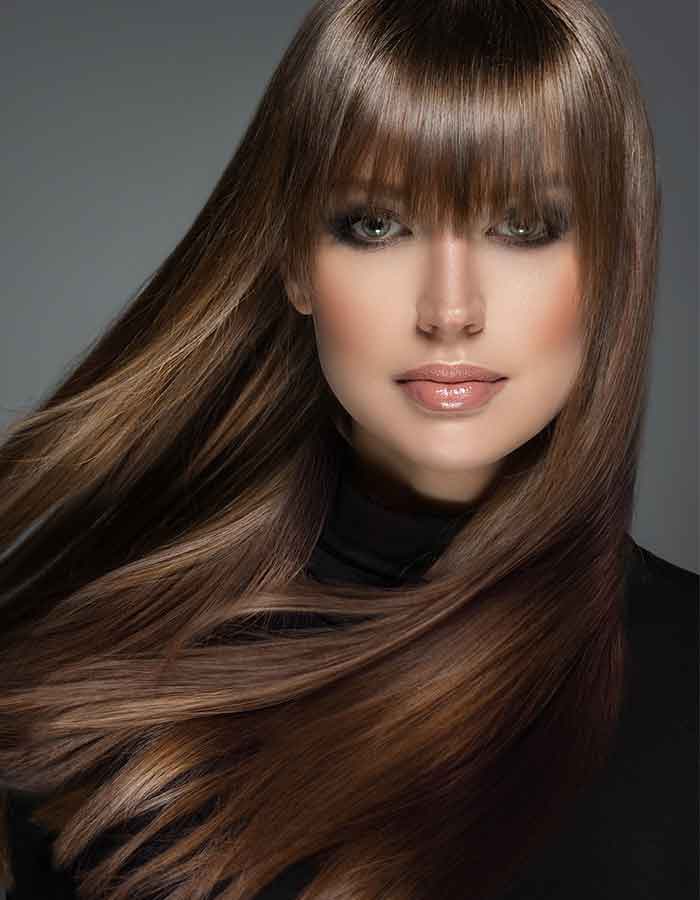 capelli lunghi sani taglio